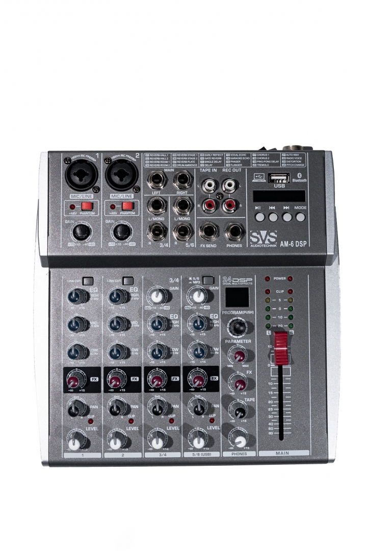 SVS Audiotechnik mixers AM-6 DSP Микшерный пульт аналоговый, 6-канальный SVS Audiotechnik mixers в Салехарде