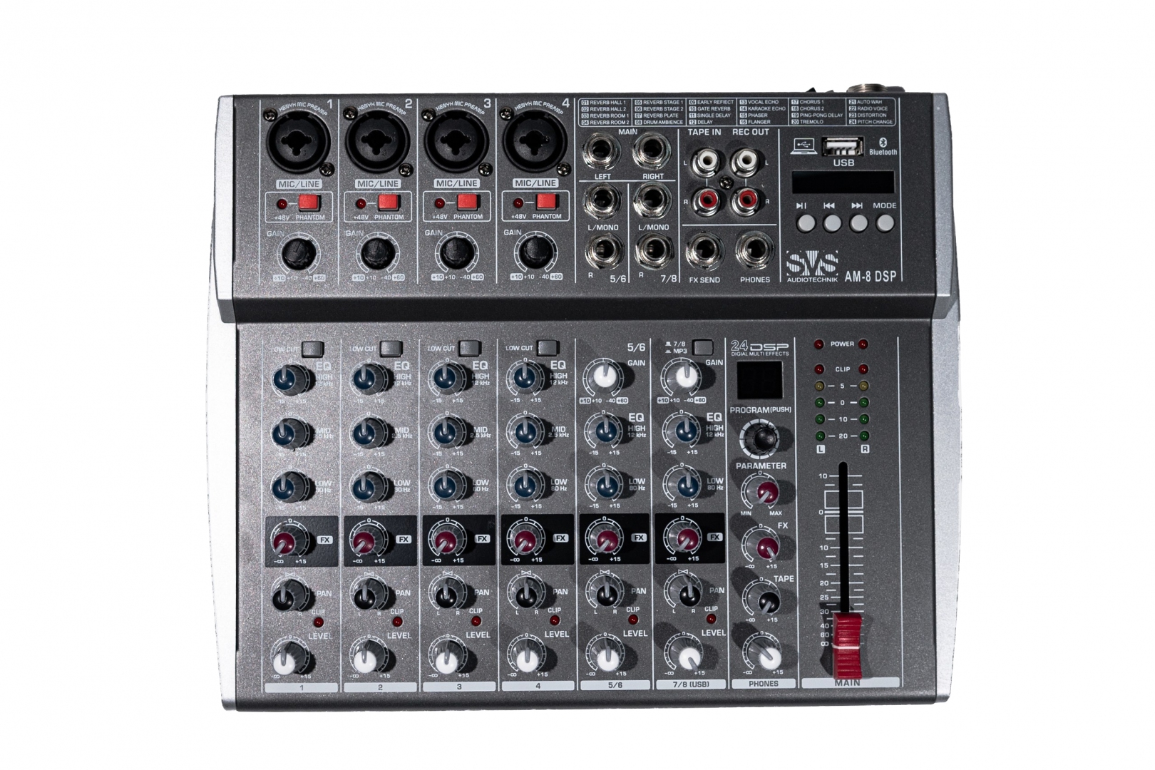 SVS Audiotechnik mixers AM-8 DSP Микшерный пульт аналоговый, 8-канальный в Салехарде